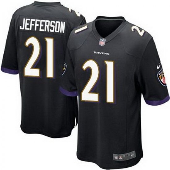 Nike Ravens #21 Tony Jefferson Black Alternate Youth Stitched NFL New Elite Jersey Nike Ravens #21 Tony Jefferson Black Alternate Youth Stitched NFL New Elite Jersey