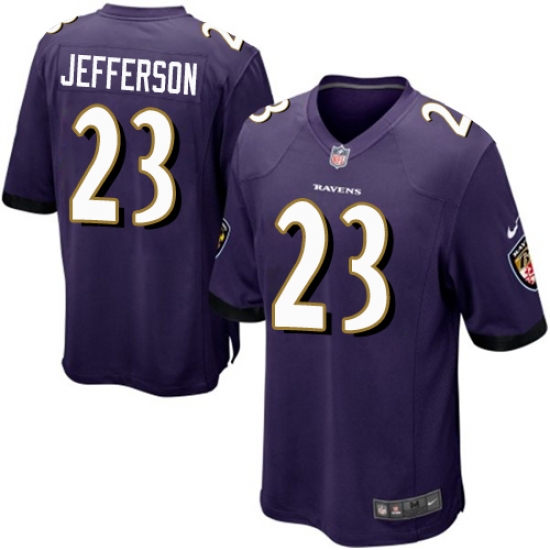 Nike Ravens #23 Tony Jefferson Purple Team Color Youth Stitched NFL New Elite Jersey Nike Ravens #23 Tony Jefferson Purple Team Color Youth Stitched NFL New Elite Jersey