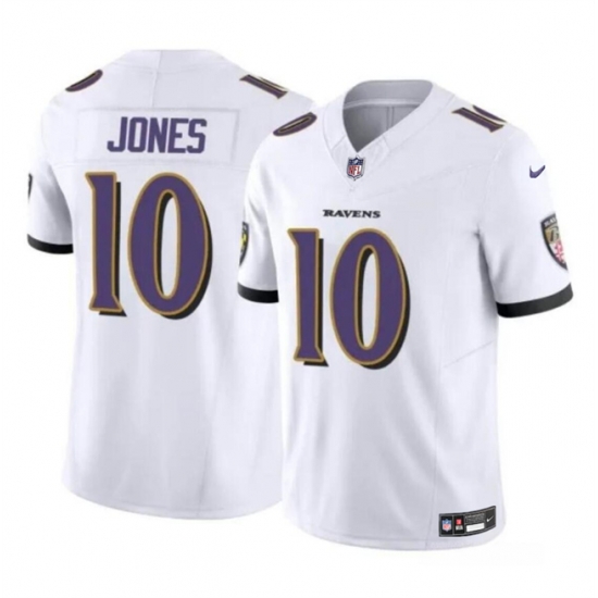 Youth Baltimore Ravens 10 Emory Jones White 2023 F U S E Vapor Limited Football Jersey Youth Baltimore Ravens 10 Emory Jones White 2023 F U S E Vapor Limited Football Jersey