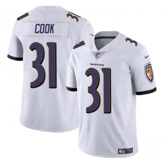 Youth Baltimore Ravens 31 Dalvin Cook White Stitched Jersey Youth Baltimore Ravens 31 Dalvin Cook White Stitched Jersey