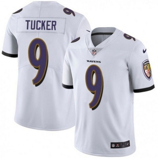Youth Baltimore Ravens 9 Justin Tucker White Vapor Untouchable Limited Stitched Jersey Youth Baltimore Ravens 9 Justin Tucker White Vapor Untouchable Limited Stitched Jersey