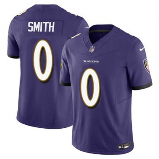 Youth Baltimore Ravens Roquan Smith #0 Purple 2023 F U S E Vapor Jersey Youth Baltimore Ravens Roquan Smith #0 Purple 2023 F U S E Vapor Jersey