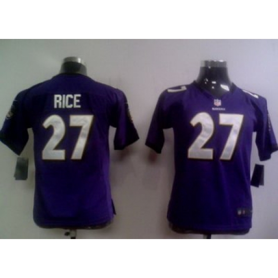 Youth Nike Baltimore Ravens #27 Ray Rice Purple Jerseys Youth Nike Baltimore Ravens #27 Ray Rice Purple Jerseys