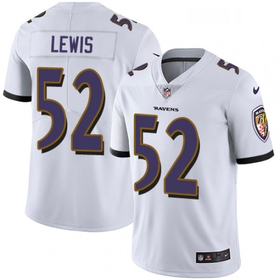 Youth Nike Baltimore Ravens 52 Ray Lewis White Vapor Untouchable Limited Player NFL Jersey Youth Nike Baltimore Ravens 52 Ray Lewis White Vapor Untouchable Limited Player NFL Jersey