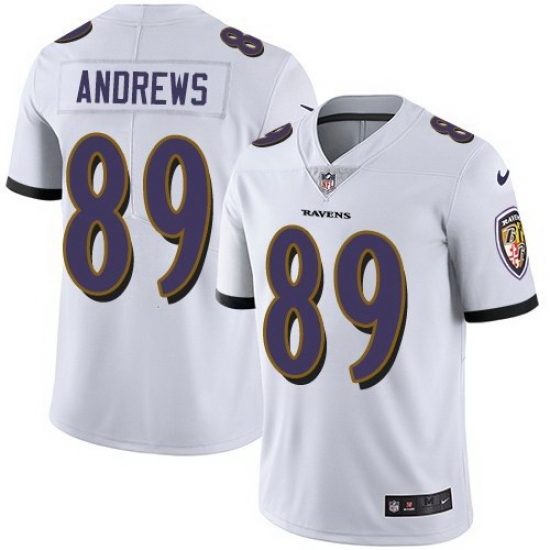Youth Nike Baltimore Ravens 89 Mark Andrews White Vapor Untouchable Limited Jersey Youth Nike Baltimore Ravens 89 Mark Andrews White Vapor Untouchable Limited Jersey