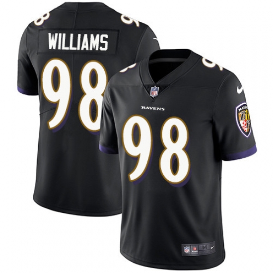 Youth Nike Ravens 98 Brandon Williams Black Alternate Stitched NFL Vapor Untouchable Limited Jersey Youth Nike Ravens 98 Brandon Williams Black Alternate Stitched NFL Vapor Untouchable Limited Jersey