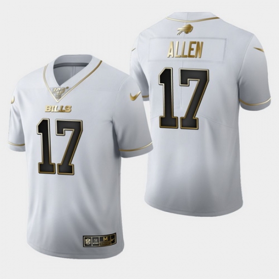 Bills 17 Josh Allen White 100th Season Vapor Untouchable Limited Jersey Bills 17 Josh Allen White 100th Season Vapor Untouchable Limited Jersey