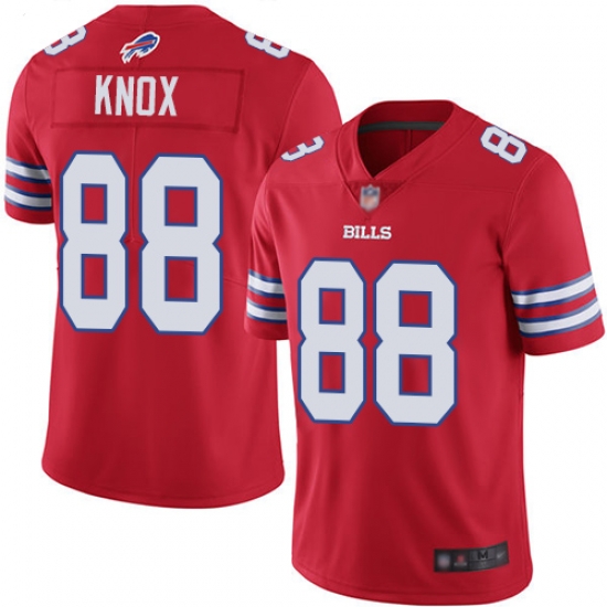 Bills 88 Dawson Knox Red Men Stitched Football Limited Rush Jersey Bills 88 Dawson Knox Red Men Stitched Football Limited Rush Jersey