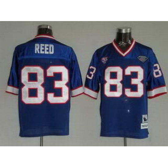 Buffalo Bills 1990 83 Andre Reed Blue Throwback Jerseys Buffalo Bills 1990 83 Andre Reed Blue Throwback Jerseys