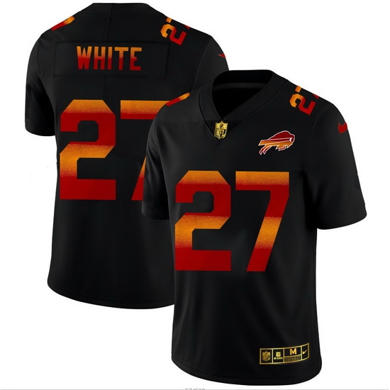 Buffalo Bills 27 Tre 27Davious White Men Black Nike Red Orange Stripe Vapor Limited NFL Jersey Buffalo Bills 27 Tre 27Davious White Men Black Nike Red Orange Stripe Vapor Limited NFL Jersey