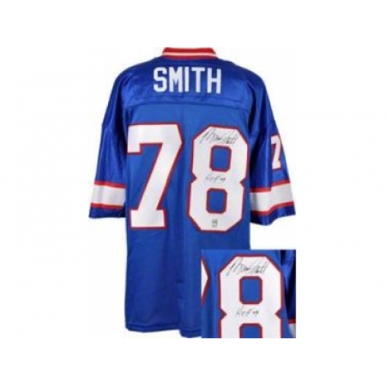 Buffalo Bills 78 B.Smith Throwback M&N Signed NFL Jerseys Buffalo Bills 78 B.Smith Throwback M&N Signed NFL Jerseys