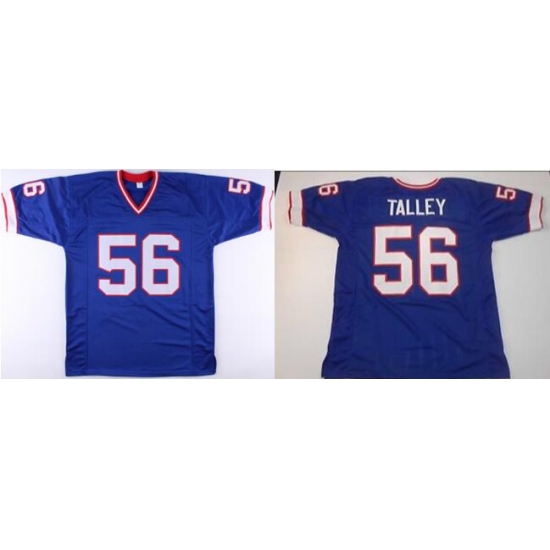 Men Bills 56 Darryl Talley blue throwback jersey Men Bills 56 Darryl Talley blue throwback jersey