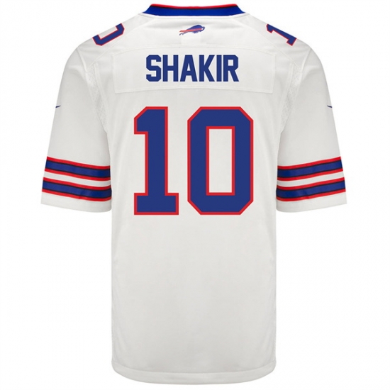 Men Buffalo Bills 10 Khalil Shakir White Limited Jersey Men Buffalo Bills 10 Khalil Shakir White Limited Jersey