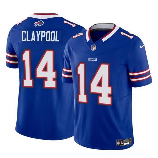 Men Buffalo Bills 14 Chase Claypool Blue 2024 F U S E Vapor Untouchable Limited Stitched Football Jersey Men Buffalo Bills 14 Chase Claypool Blue 2024 F U S E Vapor Untouchable Limited Stitched Football Jersey