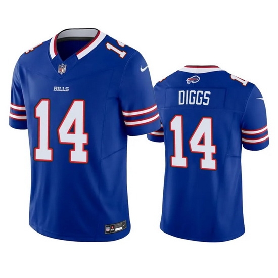 Men Buffalo Bills 14 Stefon Diggs Blue 2023 F U S E Vapor Untouchable Limited Stitched Jersey Men Buffalo Bills 14 Stefon Diggs Blue 2023 F U S E Vapor Untouchable Limited Stitched Jersey