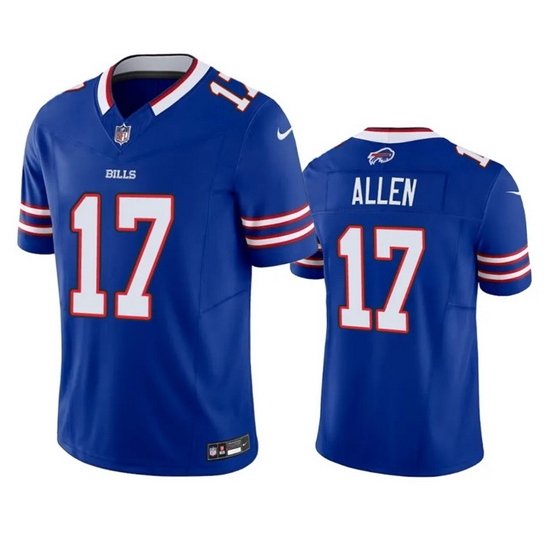 Men Buffalo Bills 17 Josh Allen Blue 2023 F U S E Vapor Untouchable Limited Stitched Jersey Men Buffalo Bills 17 Josh Allen Blue 2023 F U S E Vapor Untouchable Limited Stitched Jersey