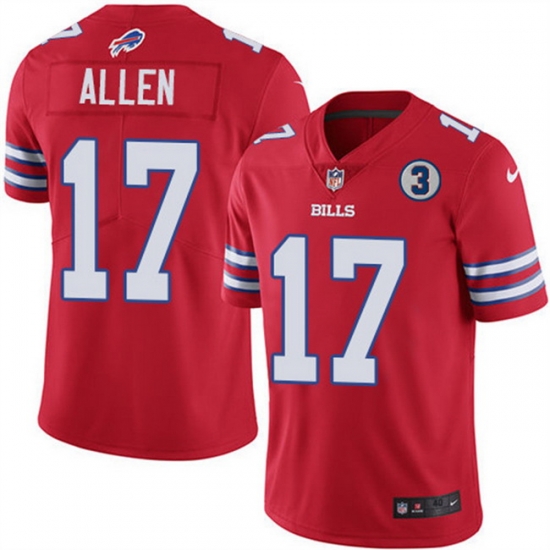 Men Buffalo Bills 17 Josh Allen Red With NO 3 Patch Vapor Untouchable Limited Stitched NFL Jersey Men Buffalo Bills 17 Josh Allen Red With NO 3 Patch Vapor Untouchable Limited Stitched NFL Jersey