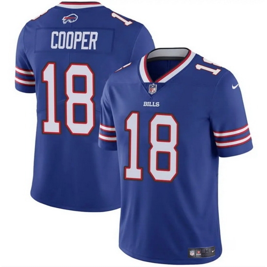 Men Buffalo Bills 18 Amari Cooper Royal 2024 Vapor Untouchable Limited Stitched Football Jersey Men Buffalo Bills 18 Amari Cooper Royal 2024 Vapor Untouchable Limited Stitched Football Jersey