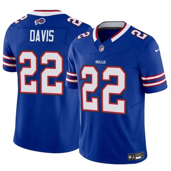 Men Buffalo Bills 22 Ray Davis Royal 2024 F U S E Vapor Untouchable Limited Stitched Football Jersey Men Buffalo Bills 22 Ray Davis Royal 2024 F U S E Vapor Untouchable Limited Stitched Football Jersey