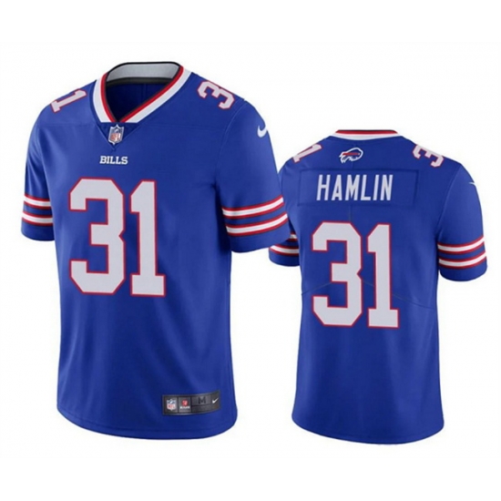 Men Buffalo Bills 31 Damar Hamlin Blue Vapor Untouchable Limited Stitched Jersey Men Buffalo Bills 31 Damar Hamlin Blue Vapor Untouchable Limited Stitched Jersey