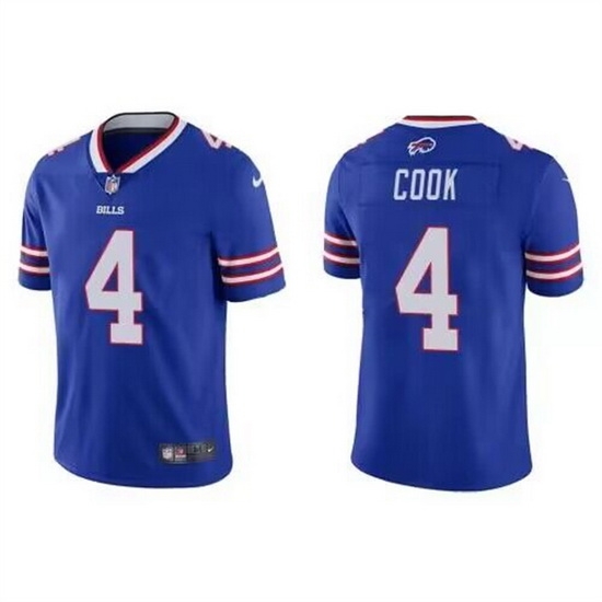 Men Buffalo Bills 4 James Cook Blue Vapor Untouchable Limited Stitched Jersey Men Buffalo Bills 4 James Cook Blue Vapor Untouchable Limited Stitched Jersey