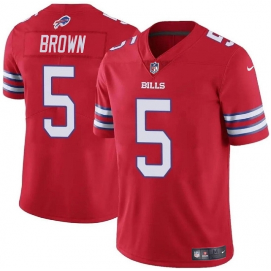 Men Buffalo Bills 5 Anthony Brown Red 2024 Vapor Untouchable Limited Stitched Football Jersey Men Buffalo Bills 5 Anthony Brown Red 2024 Vapor Untouchable Limited Stitched Football Jersey