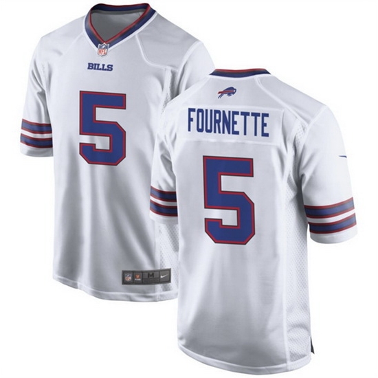 Men Buffalo Bills 5 Leonard Fournette White Stitched Football Game Jersey Men Buffalo Bills 5 Leonard Fournette White Stitched Football Game Jersey