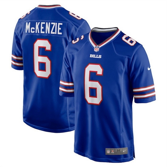 Men Buffalo Bills 6 Isaiah McKenzie Royal Stitched Game Jersey Men Buffalo Bills 6 Isaiah McKenzie Royal Stitched Game Jersey