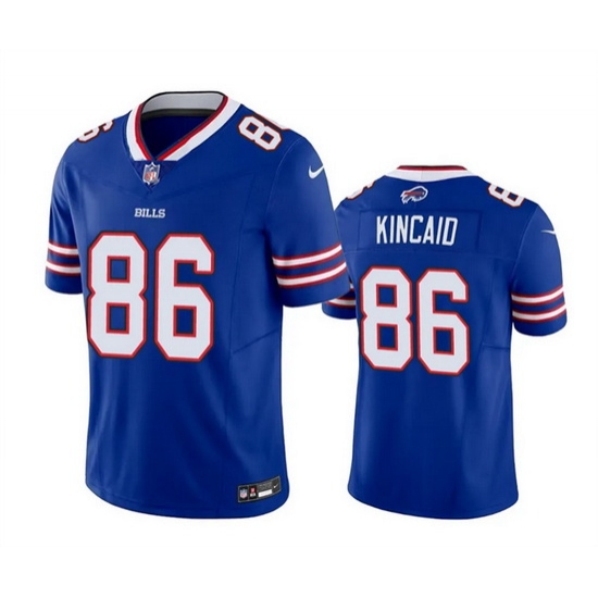 Men Buffalo Bills 86 Dalton Kincaid Blue 2023 Draft Vapor Untouchable Limited Stitched Jersey Men Buffalo Bills 86 Dalton Kincaid Blue 2023 Draft Vapor Untouchable Limited Stitched Jersey