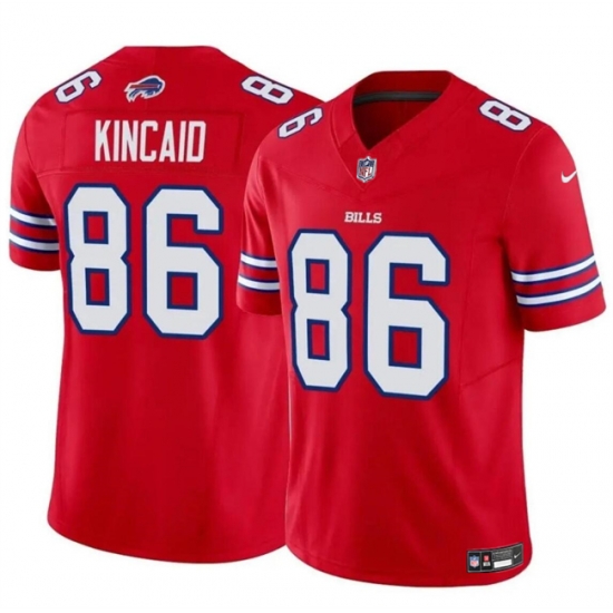 Men Buffalo Bills 86 Dalton Kincaid Red 2024 F U S E Vapor Untouchable Limited Stitched Football Jersey Men Buffalo Bills 86 Dalton Kincaid Red 2024 F U S E Vapor Untouchable Limited Stitched Football Jersey