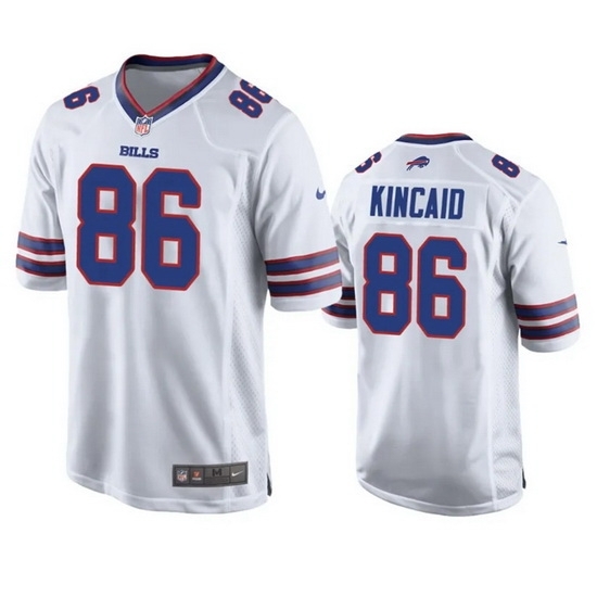 Men Buffalo Bills #86 Dalton Kincaid White Vapor Limited Stitched NFL Nike Jersey Men Buffalo Bills #86 Dalton Kincaid White Vapor Limited Stitched NFL Nike Jersey