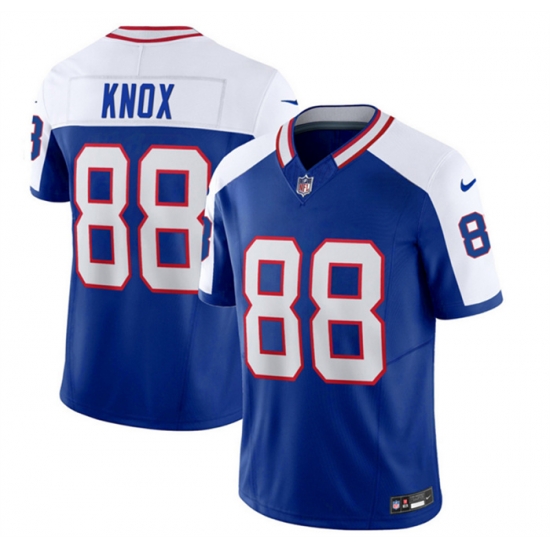 Men Buffalo Bills 88 Dawson Knox Blue White 2023 F U S E Throwback Vapor Untouchable Limited Stitched Jersey Men Buffalo Bills 88 Dawson Knox Blue White 2023 F U S E Throwback Vapor Untouchable Limited Stitched Jersey