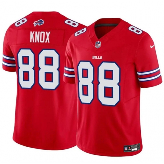 Men Buffalo Bills 88 Dawson Knox Red 2024 F U S E Vapor Untouchable Limited Stitched Football Jersey Men Buffalo Bills 88 Dawson Knox Red 2024 F U S E Vapor Untouchable Limited Stitched Football Jersey