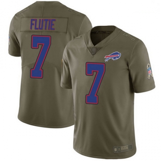 Men Buffalo Bills Doug Flutie Green Limited 2017 Salute to Service Jersey Men Buffalo Bills Doug Flutie Green Limited 2017 Salute to Service Jersey