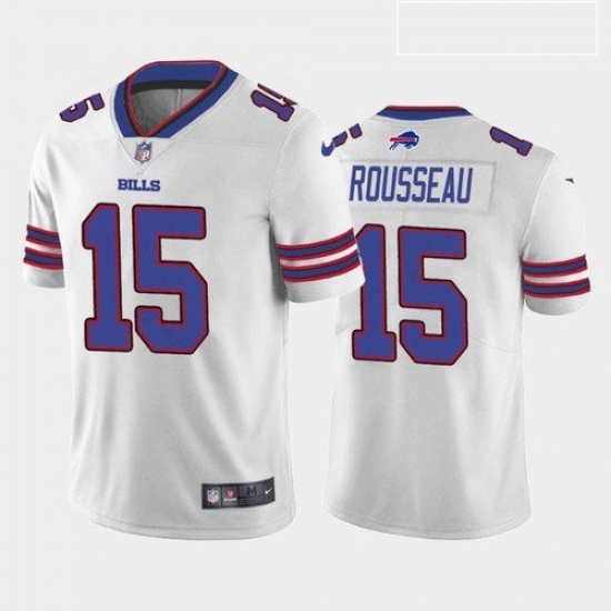 Men Buffalo Bills Gregory Rousseau White Blue 2021 Draft Jersey Men Buffalo Bills Gregory Rousseau White Blue 2021 Draft Jersey