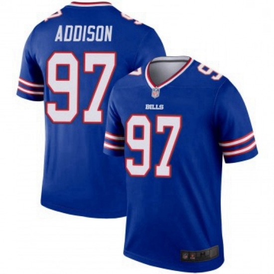 Men Buffalo Bills Mario Addison Royal Legend Jersey By Nike Men Buffalo Bills Mario Addison Royal Legend Jersey By Nike