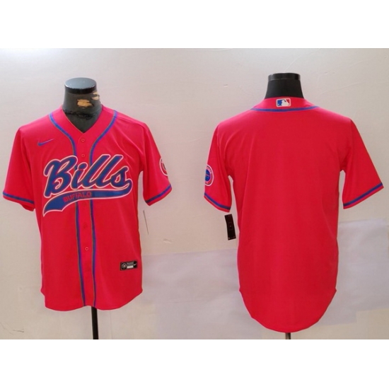 Men Buffalo Bills Red Team Blank Cool Base Stitched Baseball Jersey Men Buffalo Bills Red Team Blank Cool Base Stitched Baseball Jersey