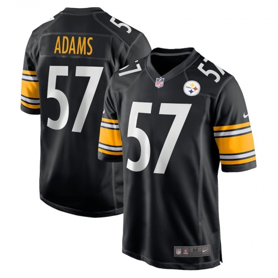 Men PITTSBURGH Steelers 57 Montravius Adams Vapor Limited Black Jerseys 394 Men PITTSBURGH Steelers 57 Montravius Adams Vapor Limited Black Jerseys 394