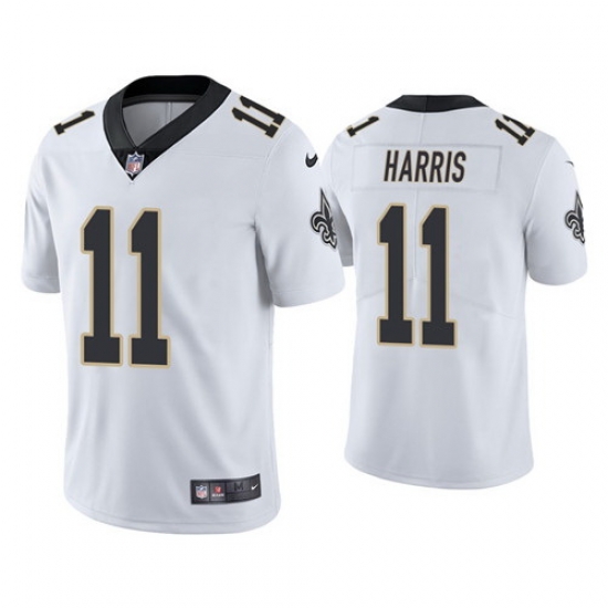 Men Saints 11 Deonte Harris Vapor Untouchable Limited White Jersey Men Saints 11 Deonte Harris Vapor Untouchable Limited White Jersey
