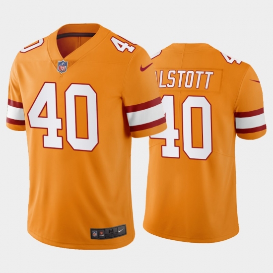 Men Tampa Bay Mike Alstott #40 Creamsicle Orange Stitched Vapor Limited Jersey Men Tampa Bay Mike Alstott #40 Creamsicle Orange Stitched Vapor Limited Jersey
