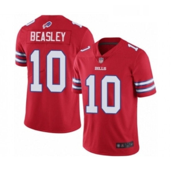 Mens Buffalo Bills 10 Cole Beasley Limited Red Rush Vapor Untouchable Football Jersey Mens Buffalo Bills 10 Cole Beasley Limited Red Rush Vapor Untouchable Football Jersey