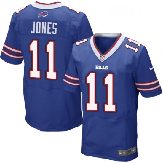 Mens Nike Buffalo Bills 11 Zay Jones Elite Royal Blue Team Color NFL Jersey Mens Nike Buffalo Bills 11 Zay Jones Elite Royal Blue Team Color NFL Jersey