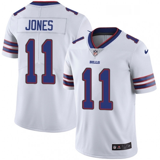 Mens Nike Buffalo Bills 11 Zay Jones White Vapor Untouchable Limited Player NFL Jersey Mens Nike Buffalo Bills 11 Zay Jones White Vapor Untouchable Limited Player NFL Jersey