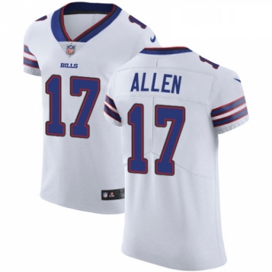 Mens Nike Buffalo Bills 17 Josh Allen White Vapor Untouchable Elite Player NFL Jersey Mens Nike Buffalo Bills 17 Josh Allen White Vapor Untouchable Elite Player NFL Jersey
