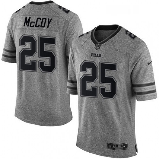 Mens Nike Buffalo Bills 25 LeSean McCoy Limited Gray Gridiron NFL Jersey Mens Nike Buffalo Bills 25 LeSean McCoy Limited Gray Gridiron NFL Jersey
