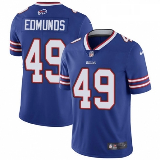Mens Nike Buffalo Bills 49 Tremaine Edmunds Royal Blue Team Color Vapor Untouchable Limited Player NFL Jersey Mens Nike Buffalo Bills 49 Tremaine Edmunds Royal Blue Team Color Vapor Untouchable Limited Player NFL Jersey