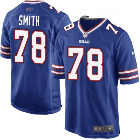 Mens Nike Buffalo Bills 78 Bruce Smith Game Royal Blue Team Color NFL Jersey Mens Nike Buffalo Bills 78 Bruce Smith Game Royal Blue Team Color NFL Jersey