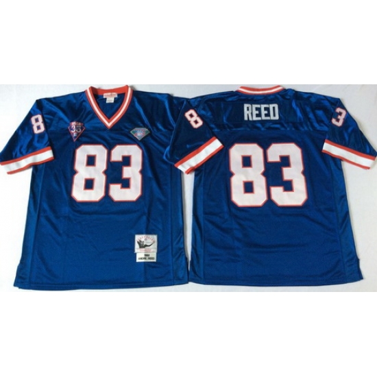 Mitchell And Ness Bills #83 andre reed BLUE Throwback Stitched NFL Jersey Mitchell And Ness Bills #83 andre reed BLUE Throwback Stitched NFL Jersey