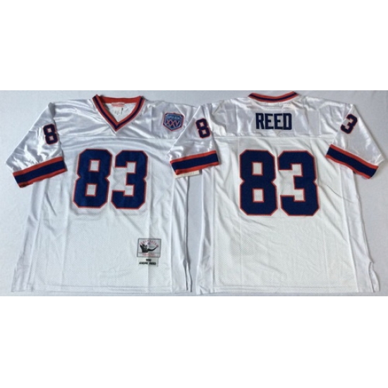Mitchell And Ness Bills #83 andre reed white Throwback Stitched NFL Jersey Mitchell And Ness Bills #83 andre reed white Throwback Stitched NFL Jersey