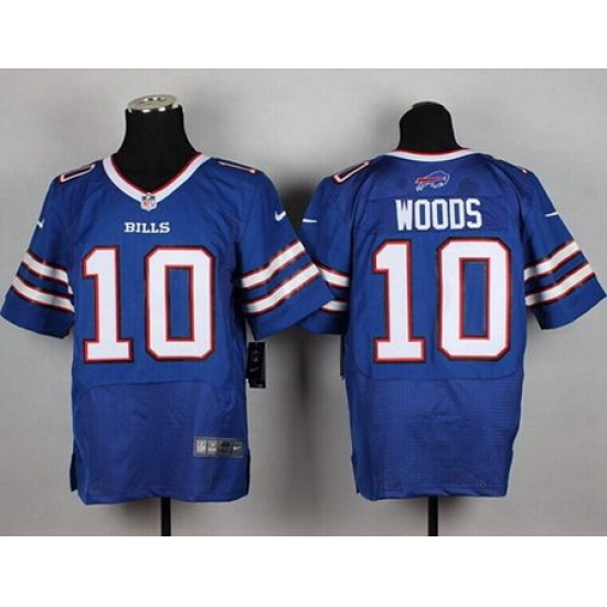 Nike Bills #10 Robert Woods Royal Blue Team Color Mens Stitched NFL New Elite Jersey Nike Bills #10 Robert Woods Royal Blue Team Color Mens Stitched NFL New Elite Jersey